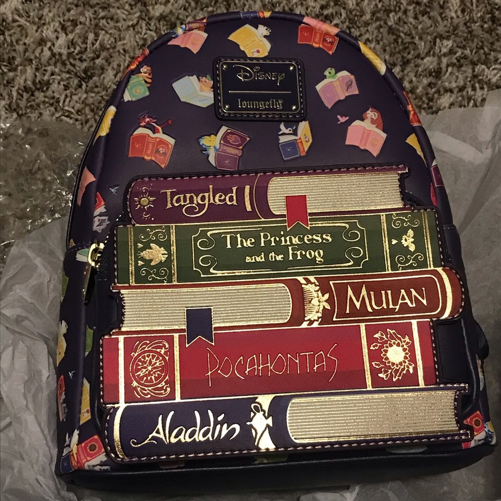 Loungefly Princess Book mini backpack
